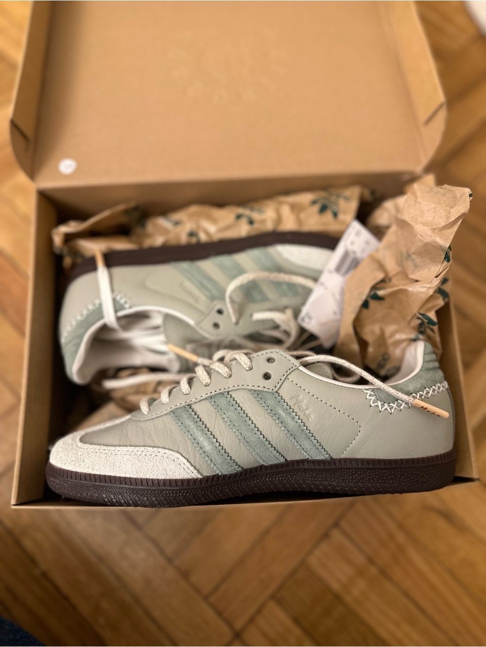 Adidas Samba OG Maha Half Green NWT